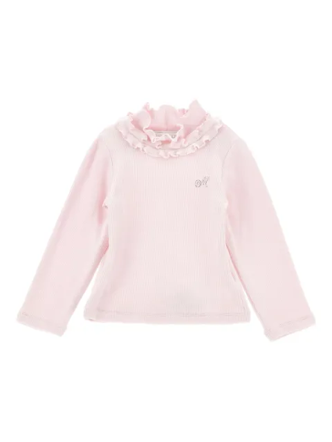 Monnalisa ribbed-knit jumper
