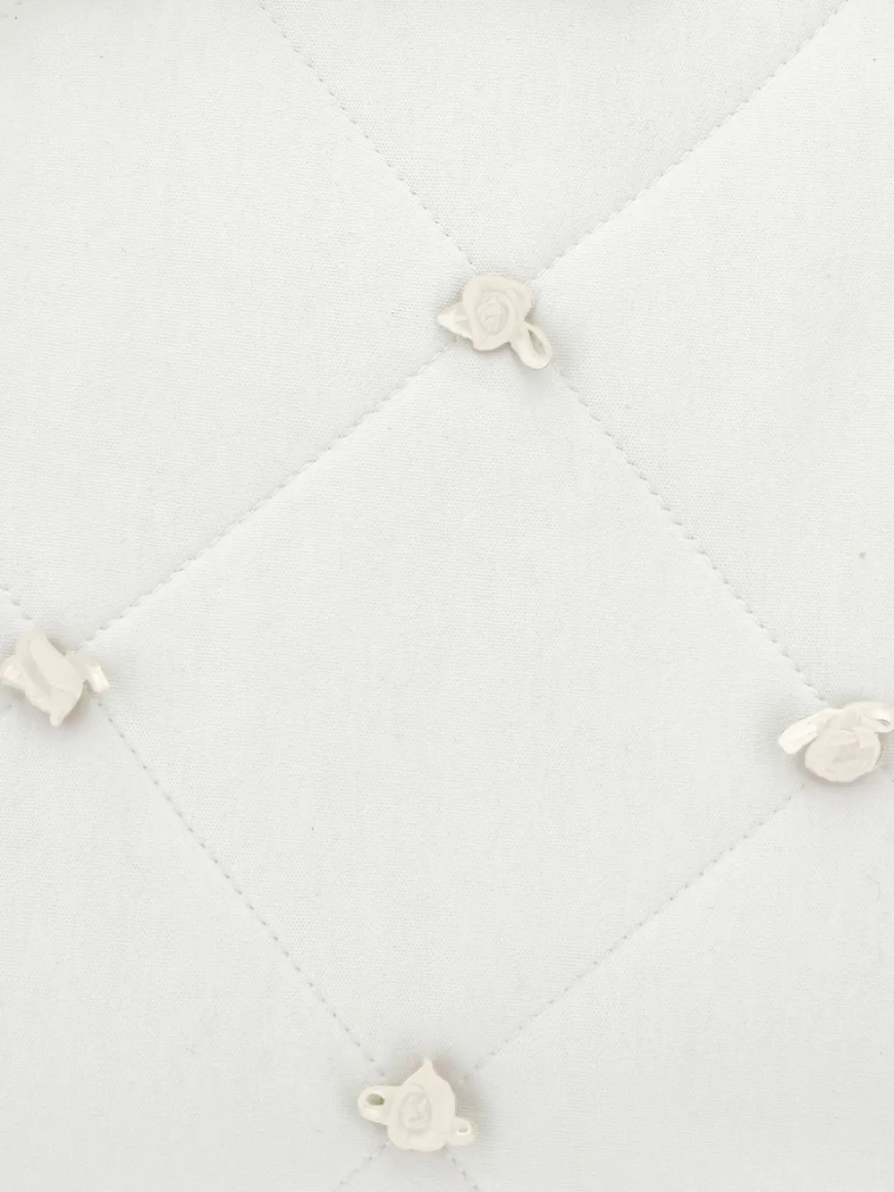 Monnalisa Quilted Blanket In White