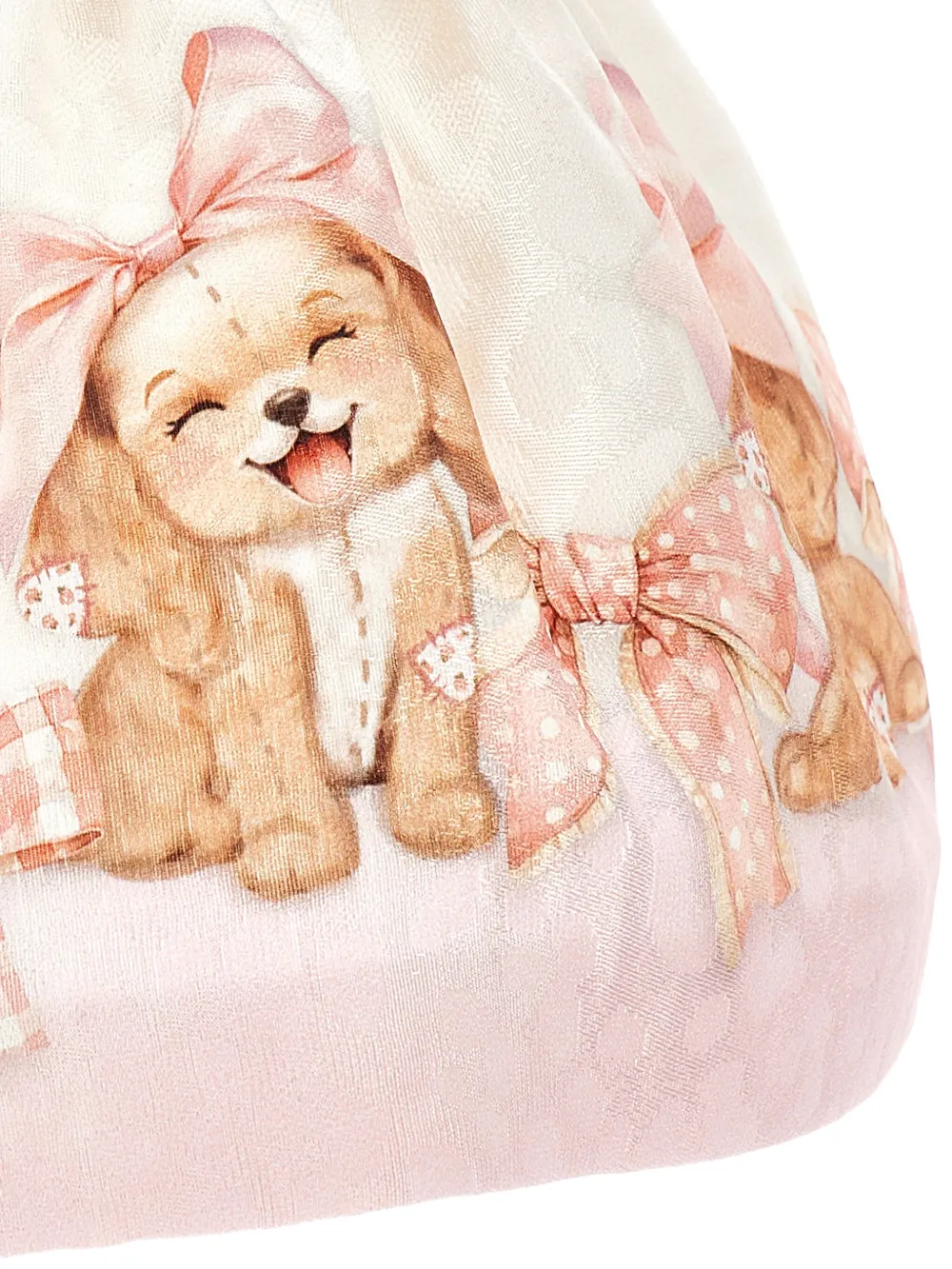 Monnalisa Rok met Dog-print Wit