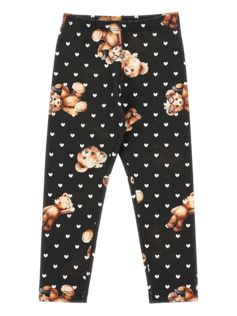 Monnalisa Leggings con stampa Teddy Bear