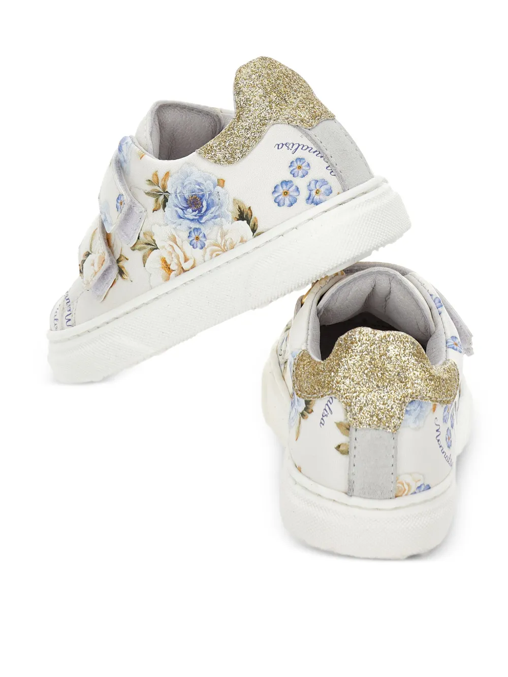 Monnalisa floral-print sneakers White