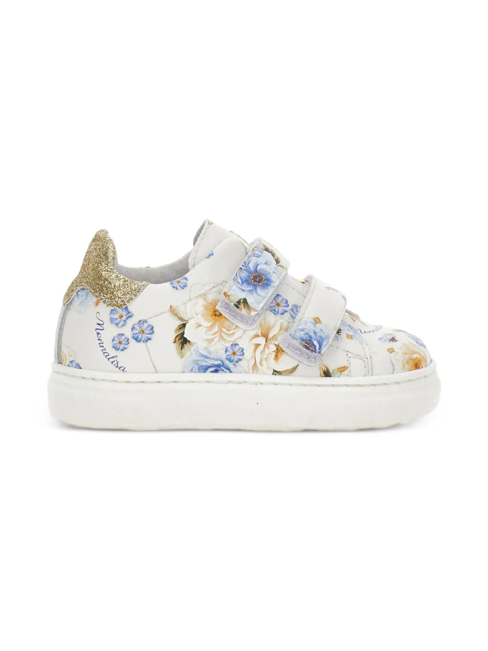 Monnalisa floral-print sneakers White