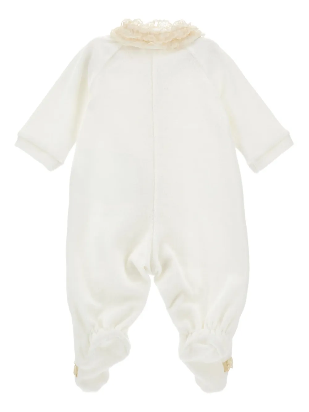 Monnalisa Katoenen romper - Wit