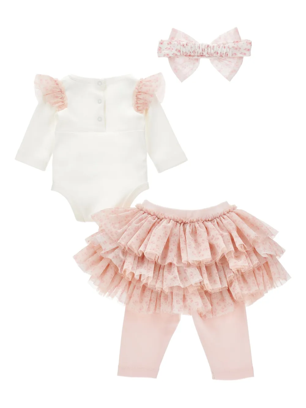 Monnalisa bow-detail trouser set | Trouser Sets | Image 2