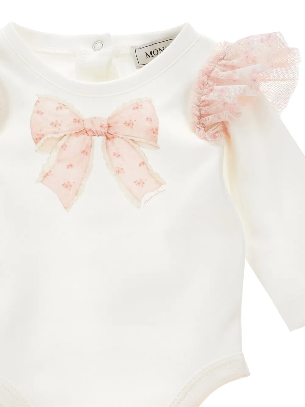Monnalisa Broek met strikdetail Roze