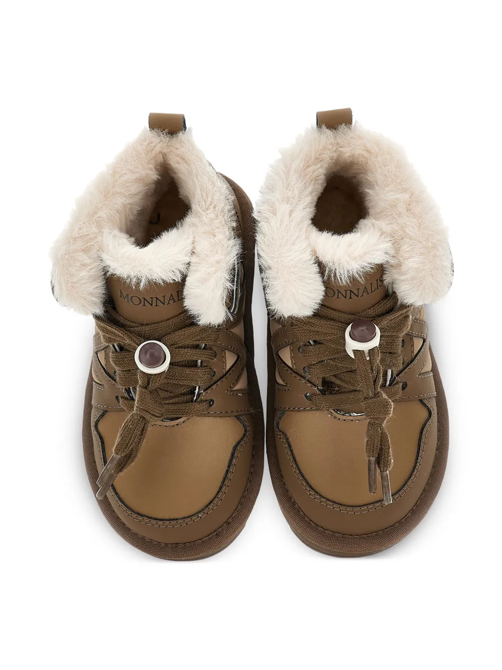 Monnalisa high-top sneakers Brown