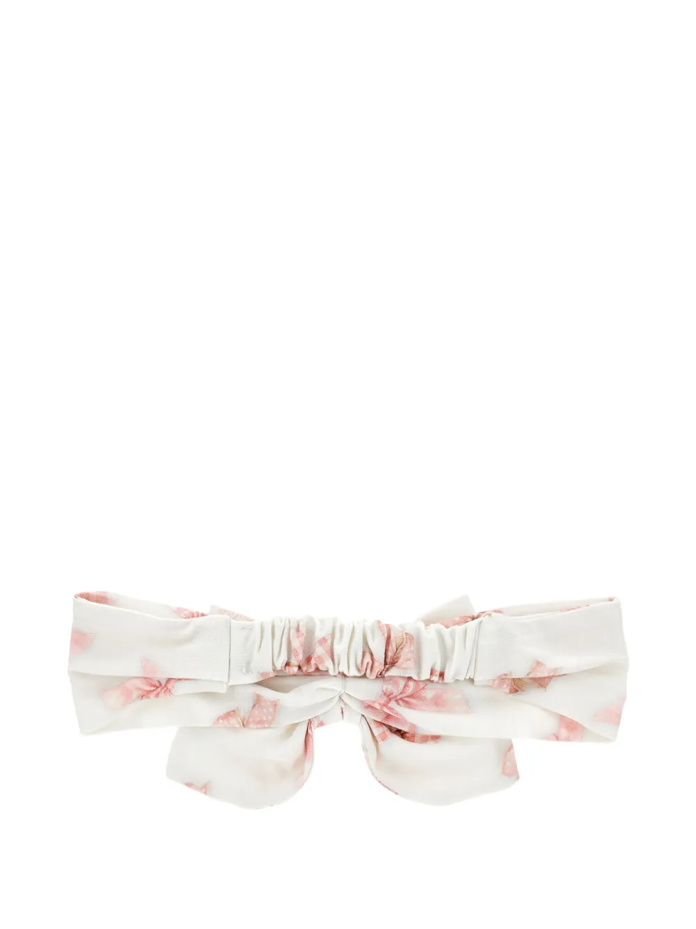 Monnalisa Haarband met strikdetail - Wit
