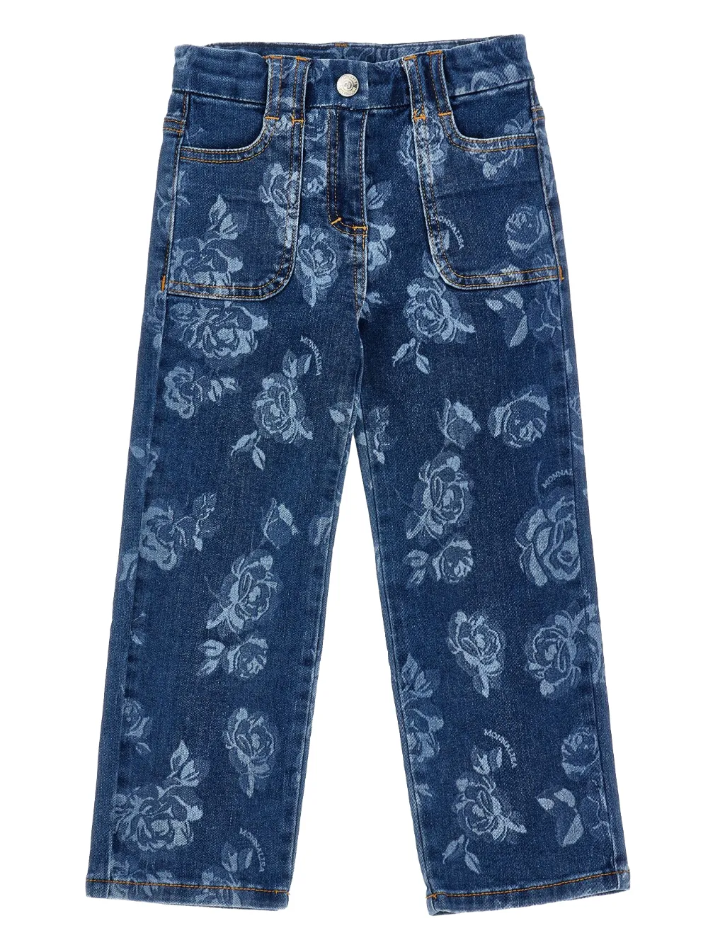 Monnalisa x Disney ミニーマウス ジーンズ - ブルー Monnalisa x Disney ミニーマウス ジーンズ - ブルー