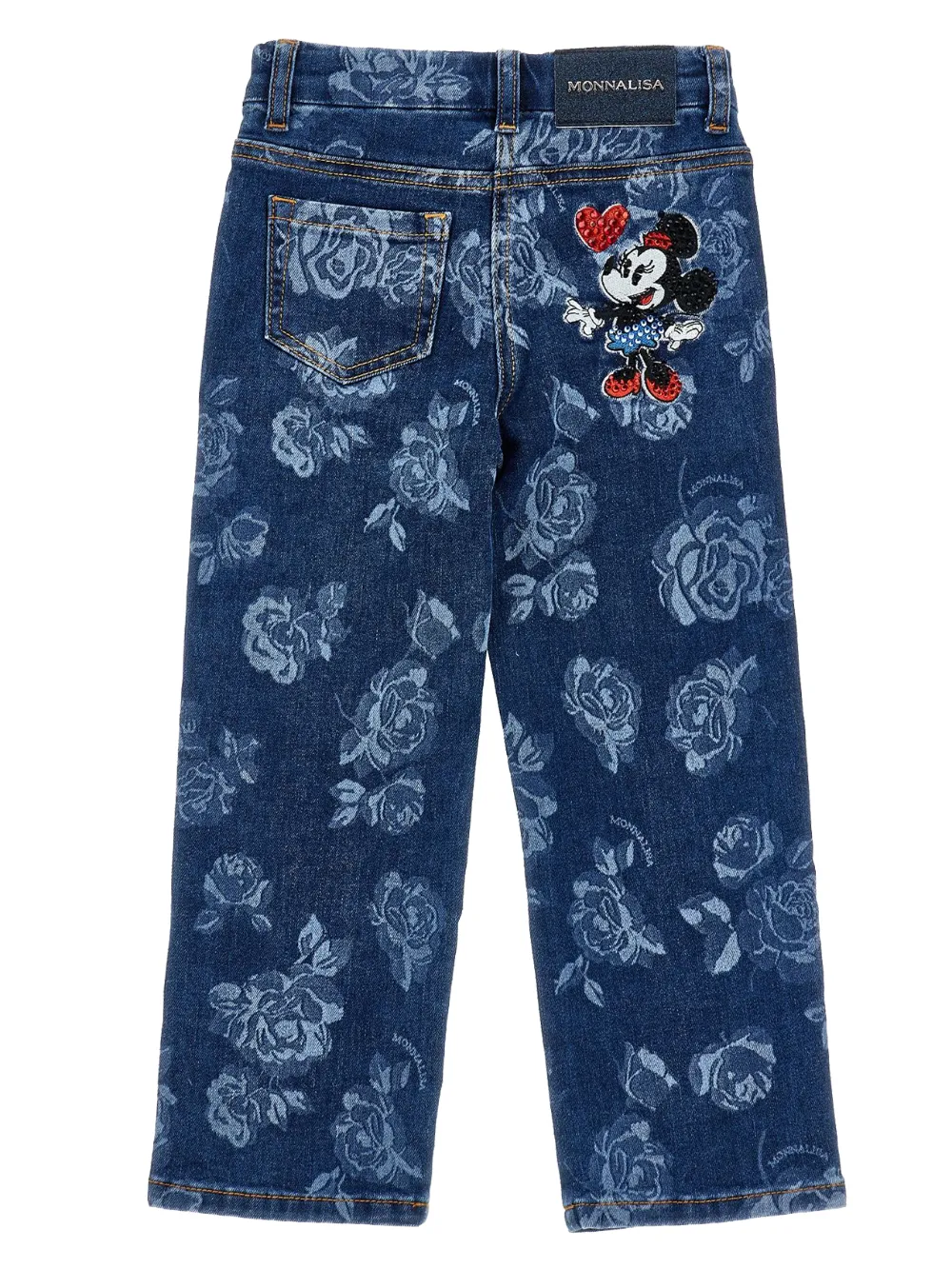 Monnalisa x Disney Minnie Mouse jeans Blauw