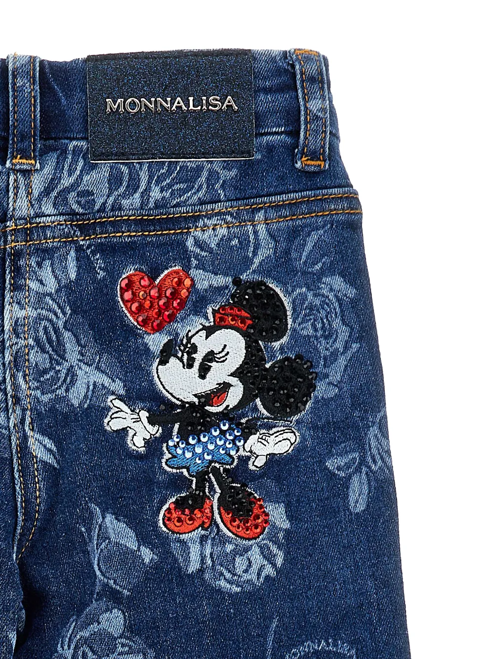 Monnalisa x Disney Minnie Mouse jeans Blauw