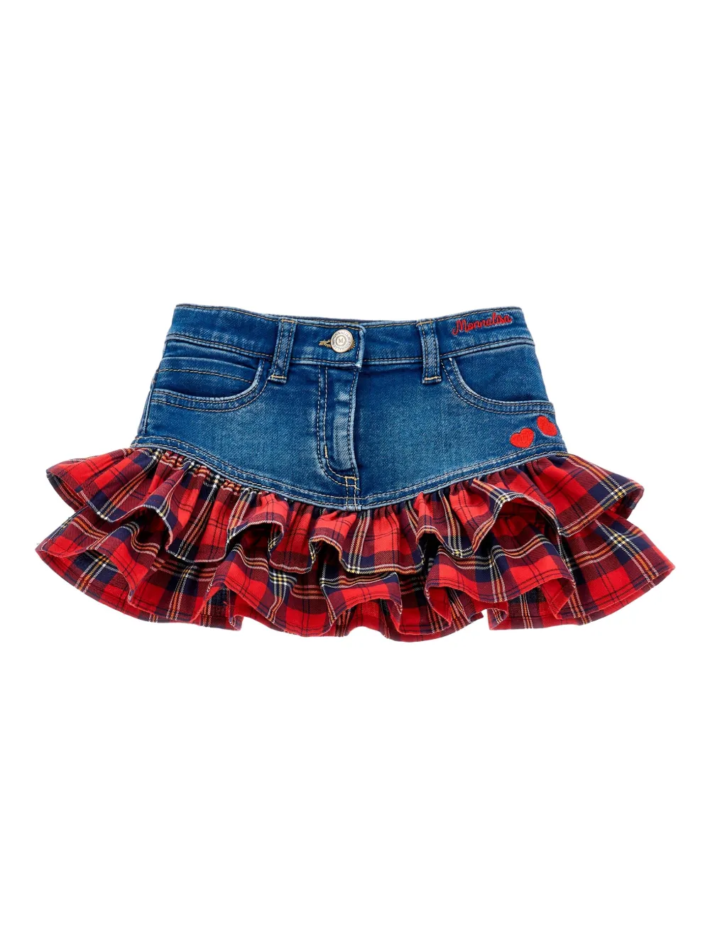 Monnalisa panelled skirt | Blue | Image 1