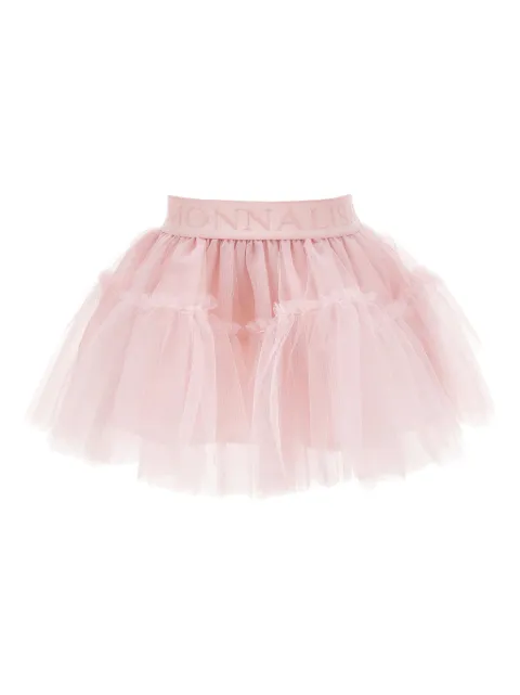 Monnalisa Saia de tule com logo