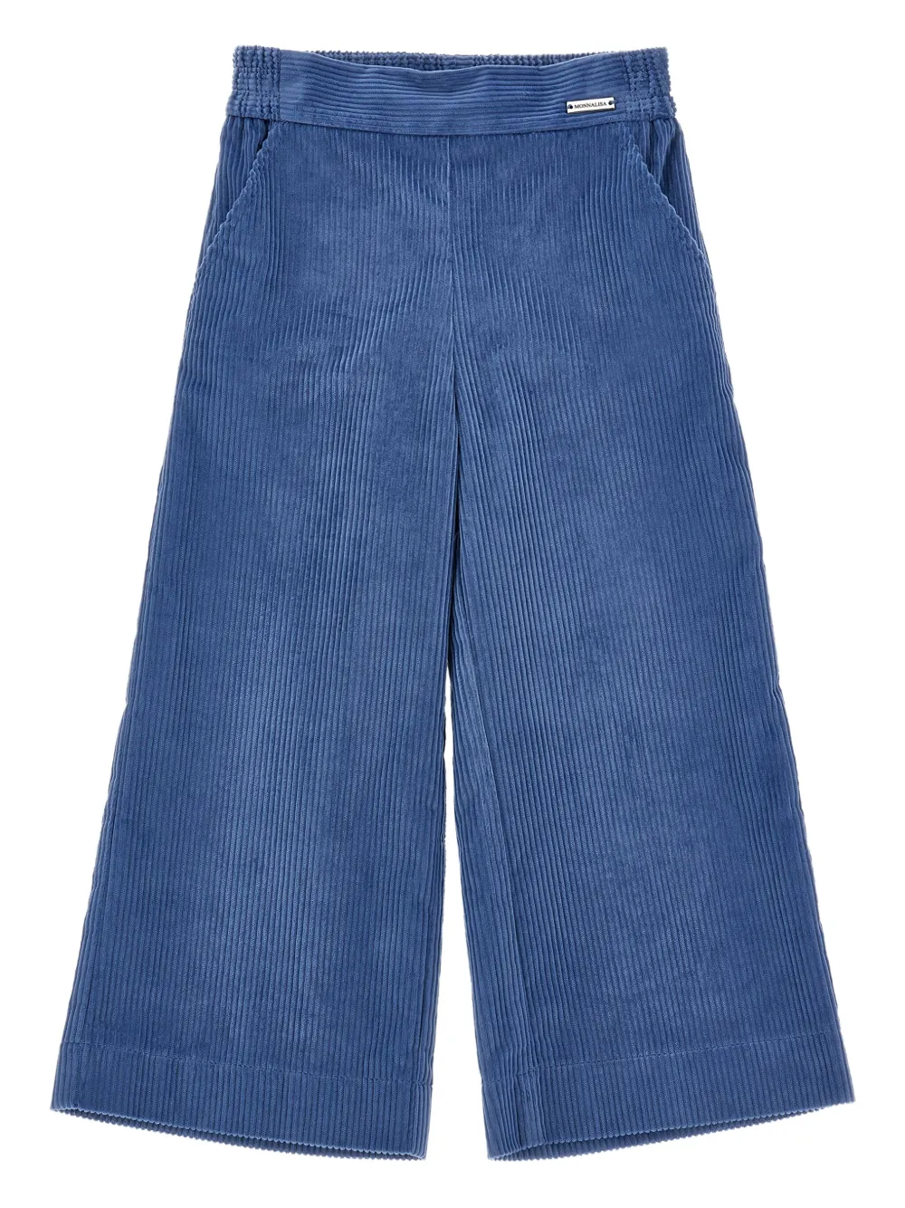 Monnalisa corduroy wide-leg trousers | Blue | Image 1