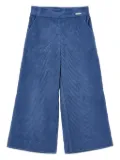 Monnalisa corduroy wide-leg trousers - Blue