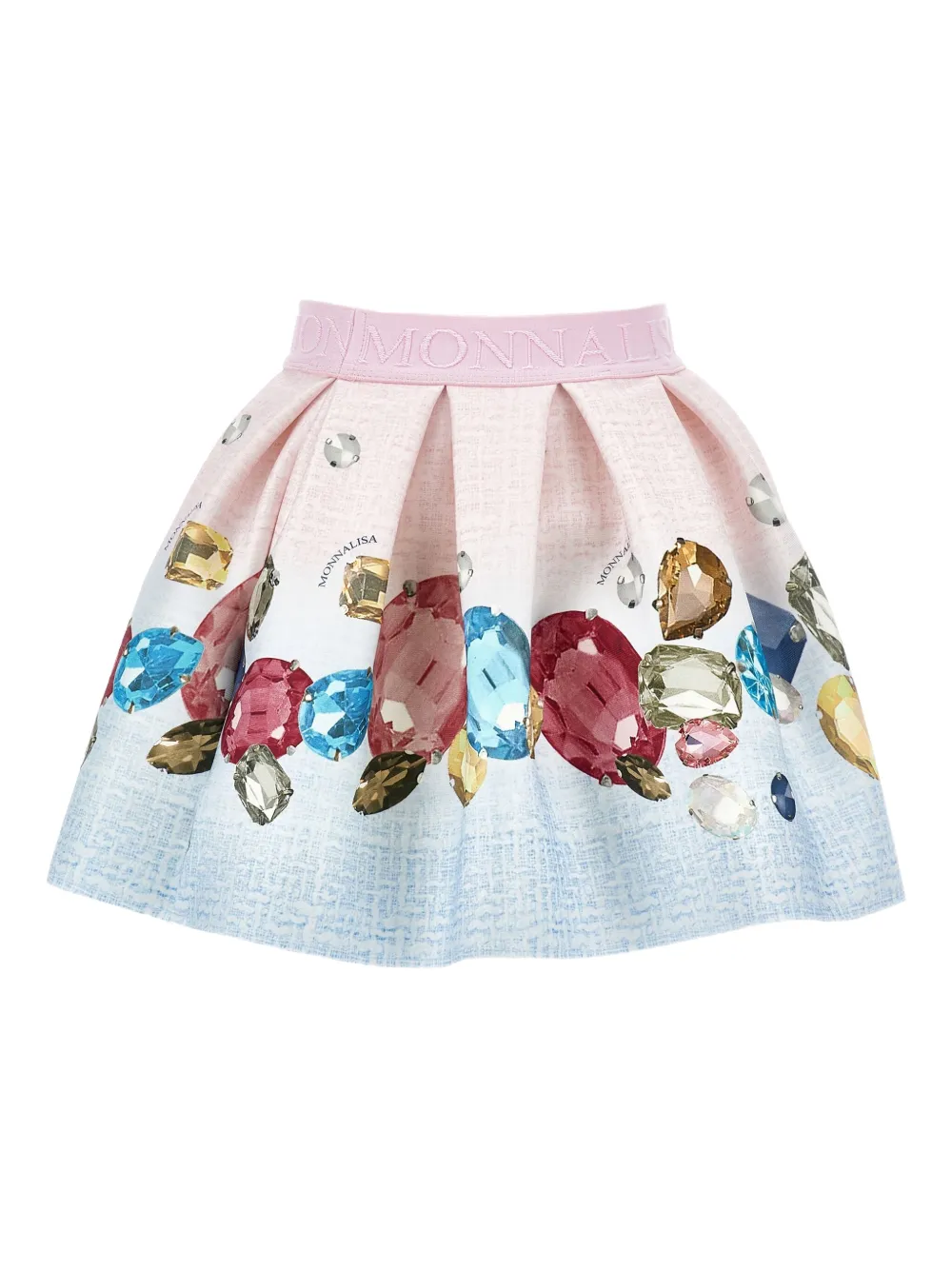 Monnalisa falda plisada con gemas estampadas | Faldas de vestir | Image 2