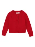 Monnalisa bow-detail cardigan - Red