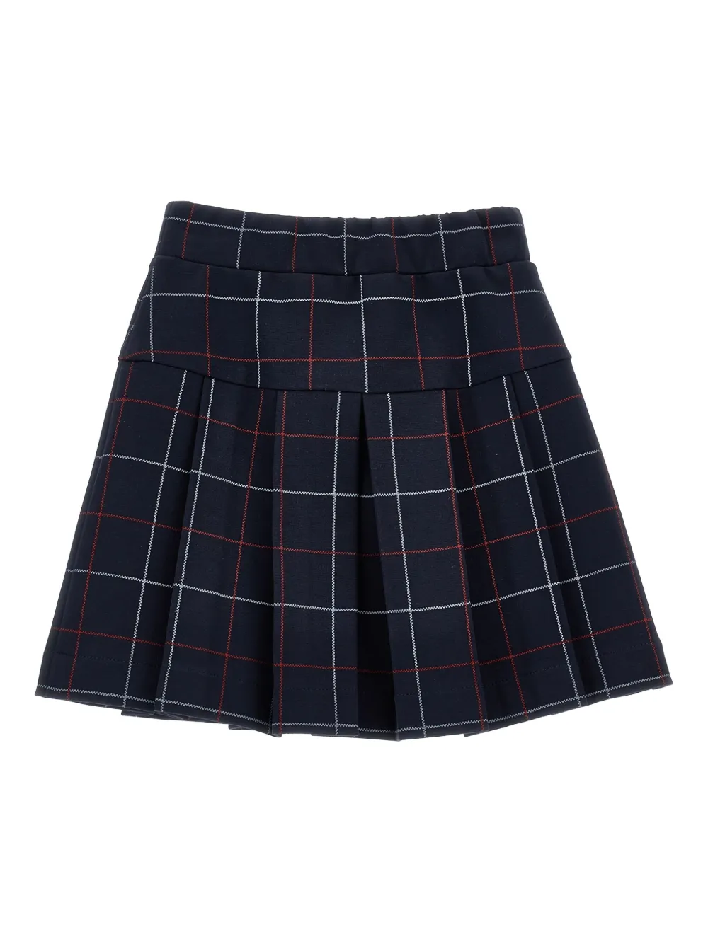 Monnalisa Geruite mini-plooirok Blauw
