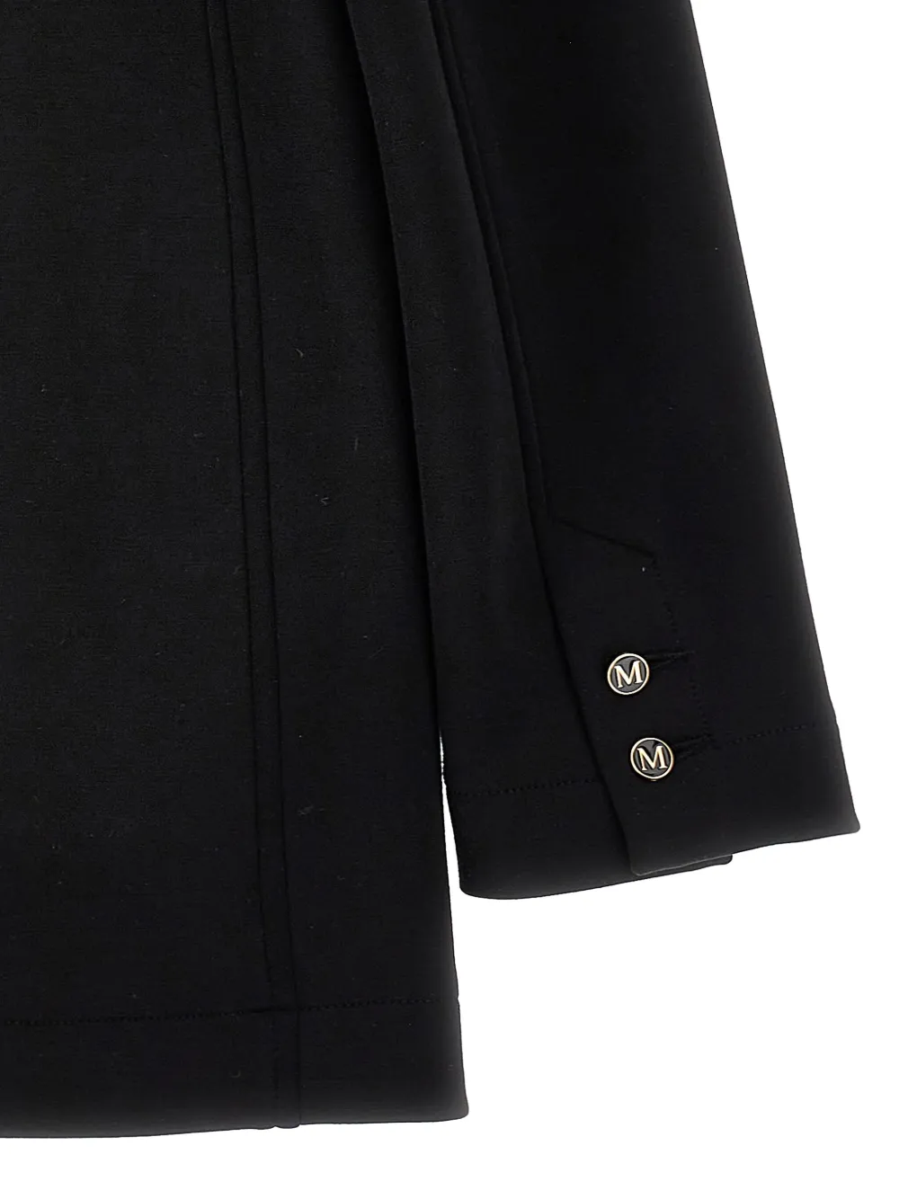 Monnalisa Blazer met enkele rij knopen Zwart