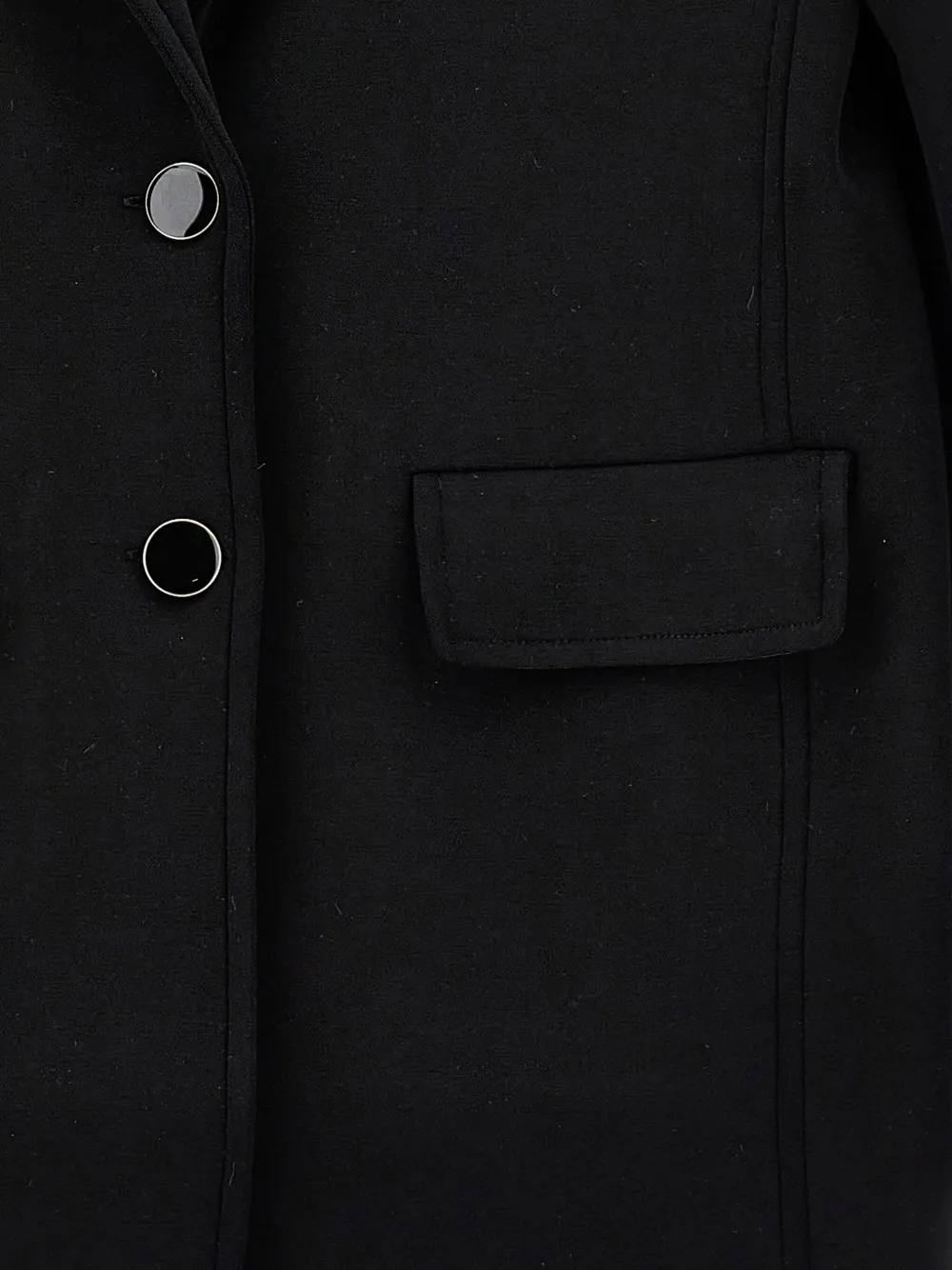 Monnalisa Blazer met enkele rij knopen Zwart