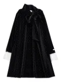 Monnalisa bow-detail dress - Black