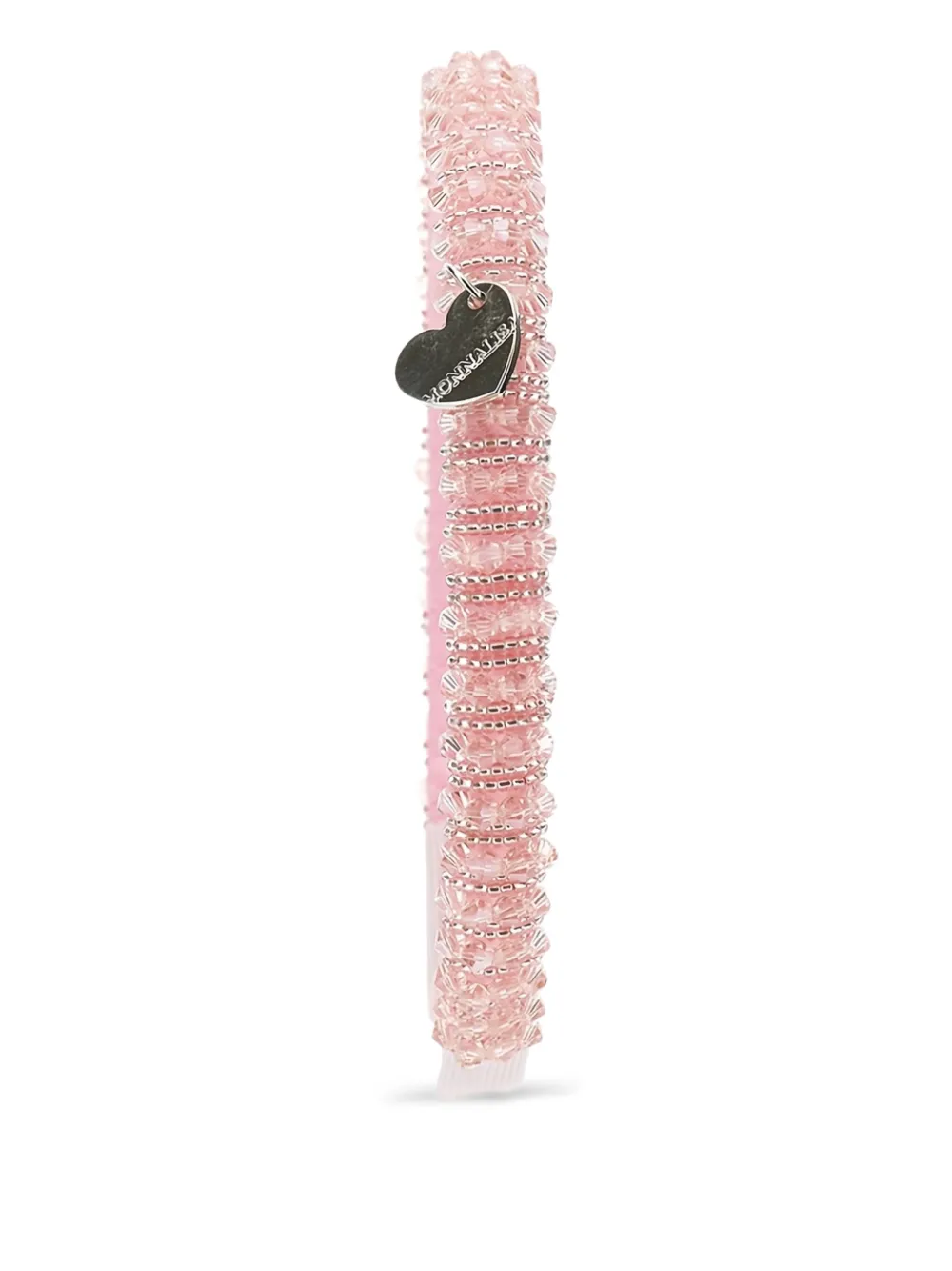 Monnalisa Haarband met kralen Roze