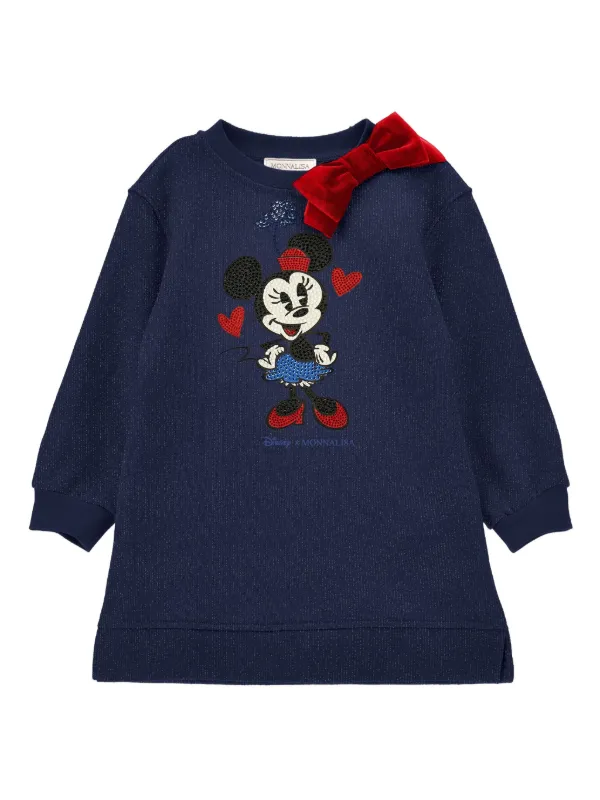 Monnalisa x Disney Minnie Mouse Dress | Blue | FARFETCH