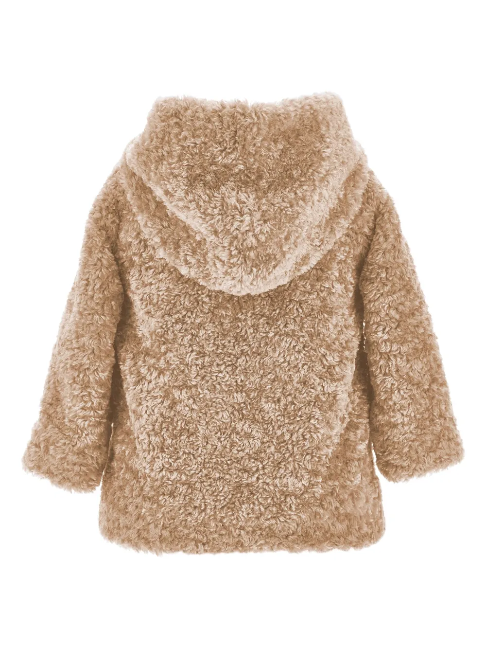 Monnalisa hooded faux-fur coat | Baby Faux Fur Coats | Image 2