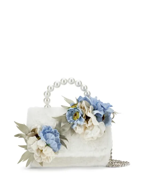 Monnalisa floral-appliqué shoulder bag