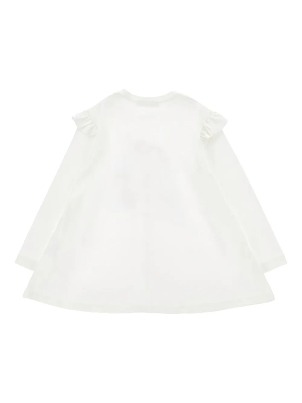 Monnalisa graphic-print ruffle-sleeve top | Girls T-Shirts | Image 2