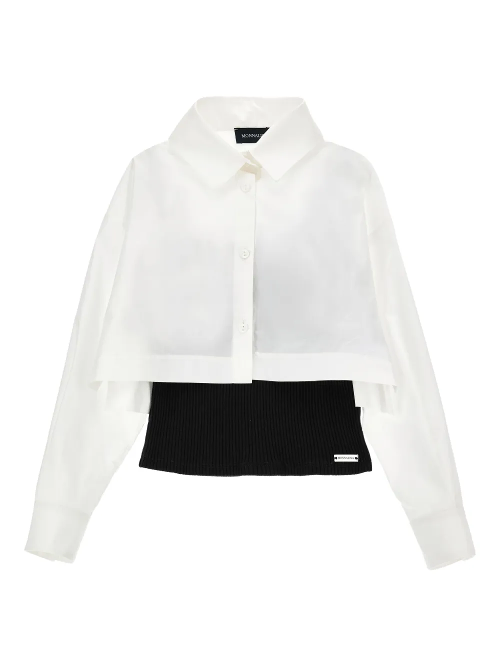 Monnalisa poplin shirt | White | Image 1