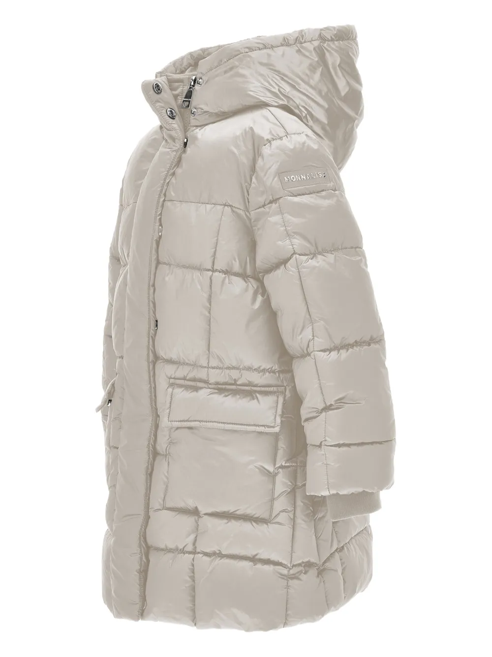 Monnalisa Donsjas met capuchon Beige