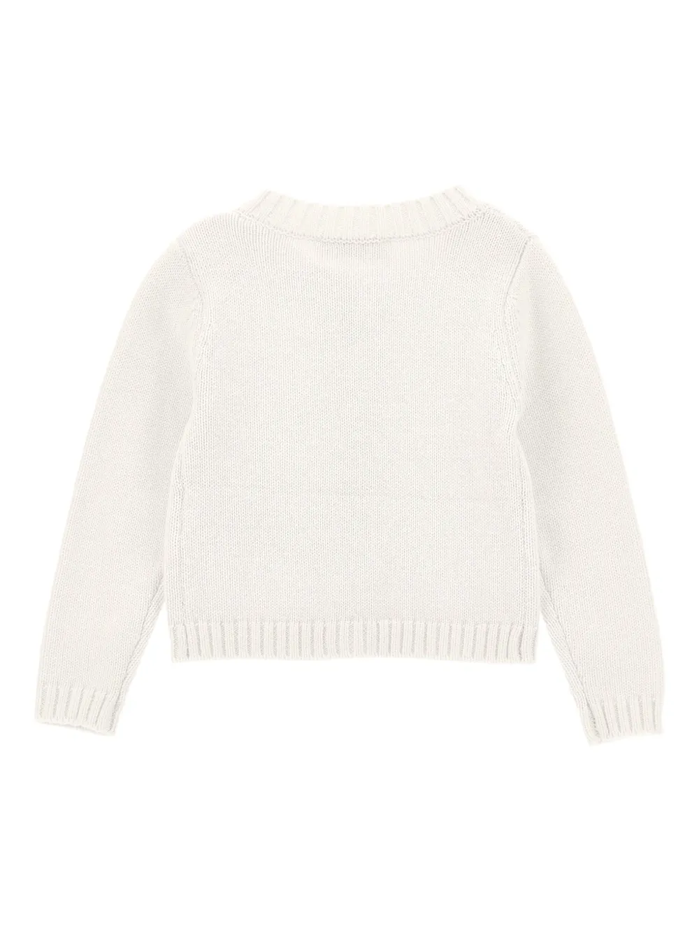 Monnalisa Vest met strikdetail Wit