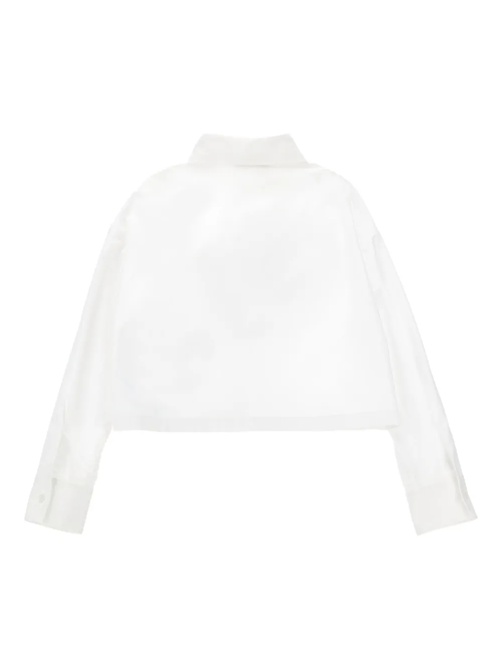 Monnalisa button-up cropped shirt | Shirts | Image 2