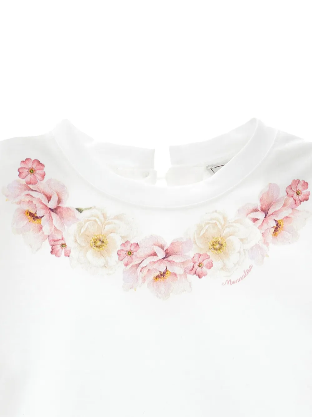 Monnalisa Katoenen T-shirt Wit