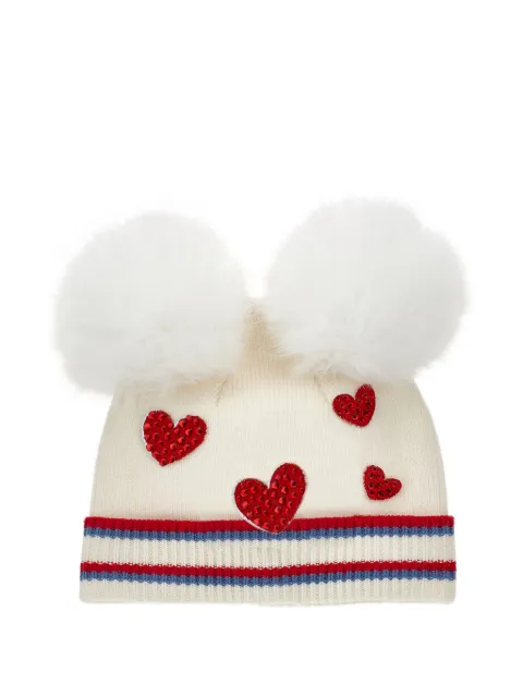 Monnalisa gorro con detalle de corazón