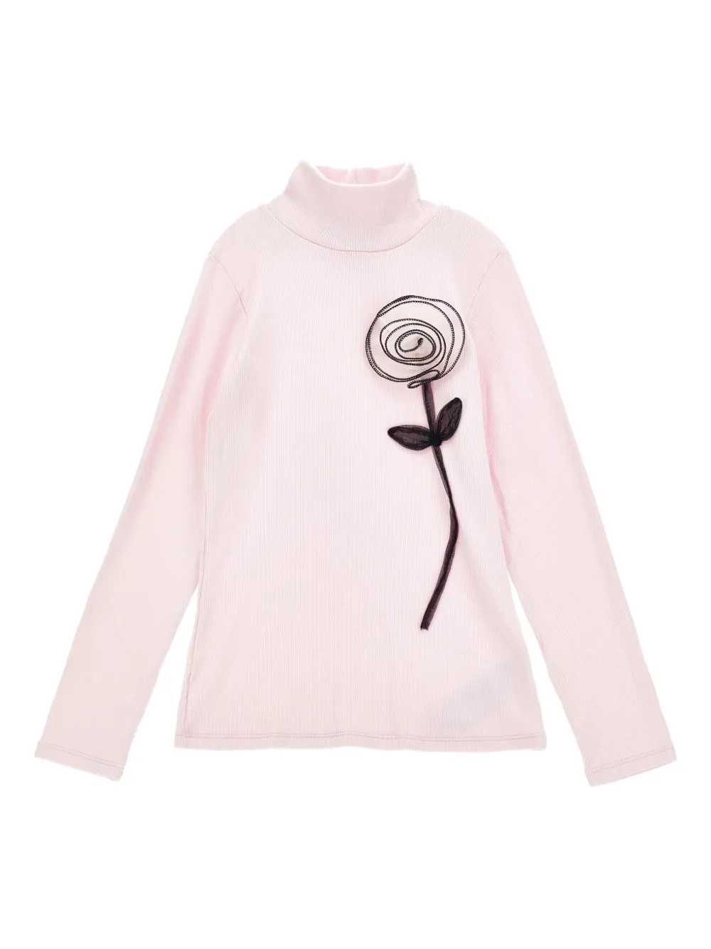 Monnalisa jersey top | Pink | Image 1