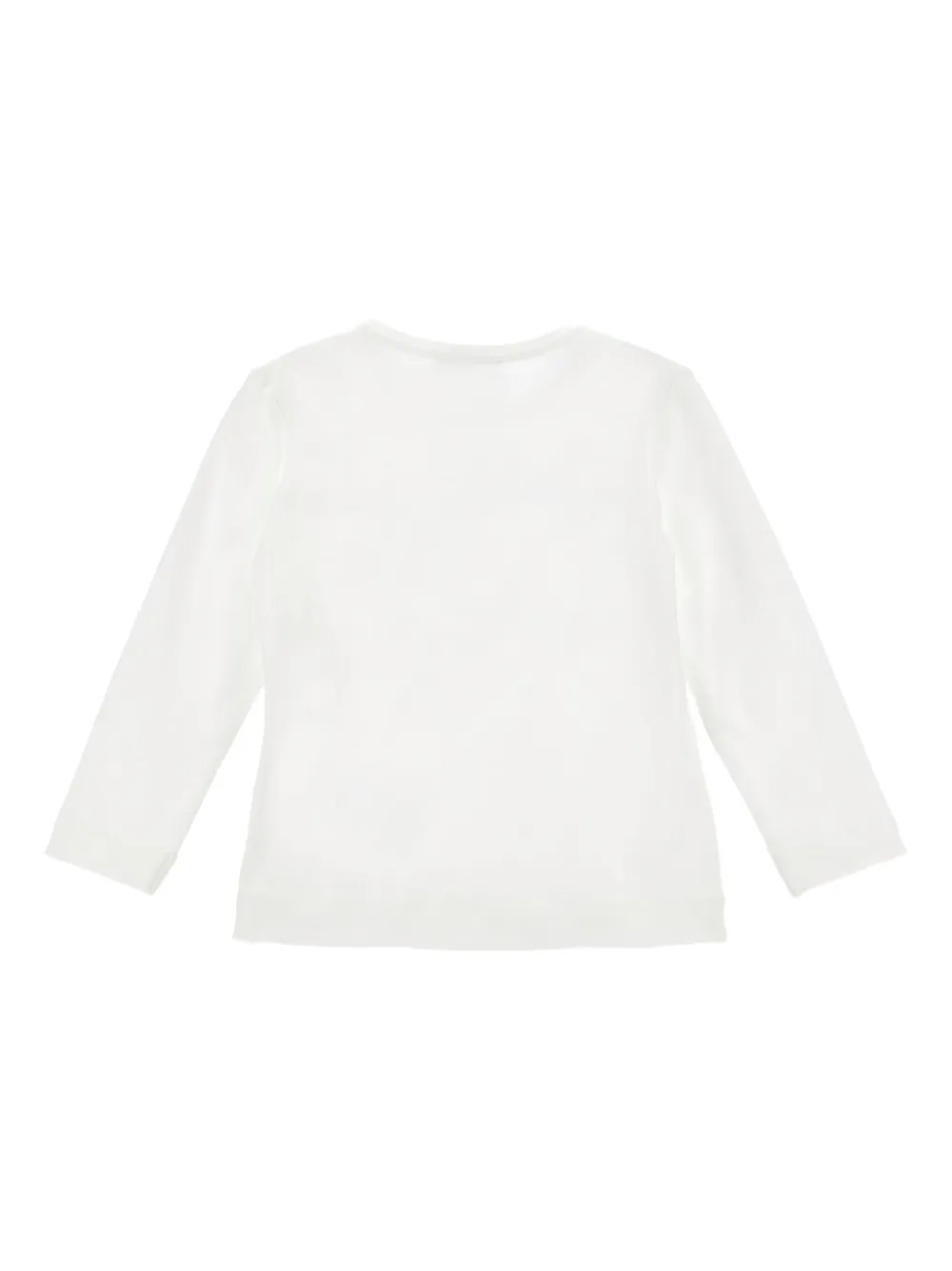 Monnalisa rose-motif long-sleeve top | Girls T-Shirts | Image 2