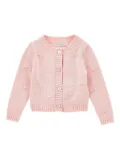 Monnalisa bow-detail cardigan - Pink