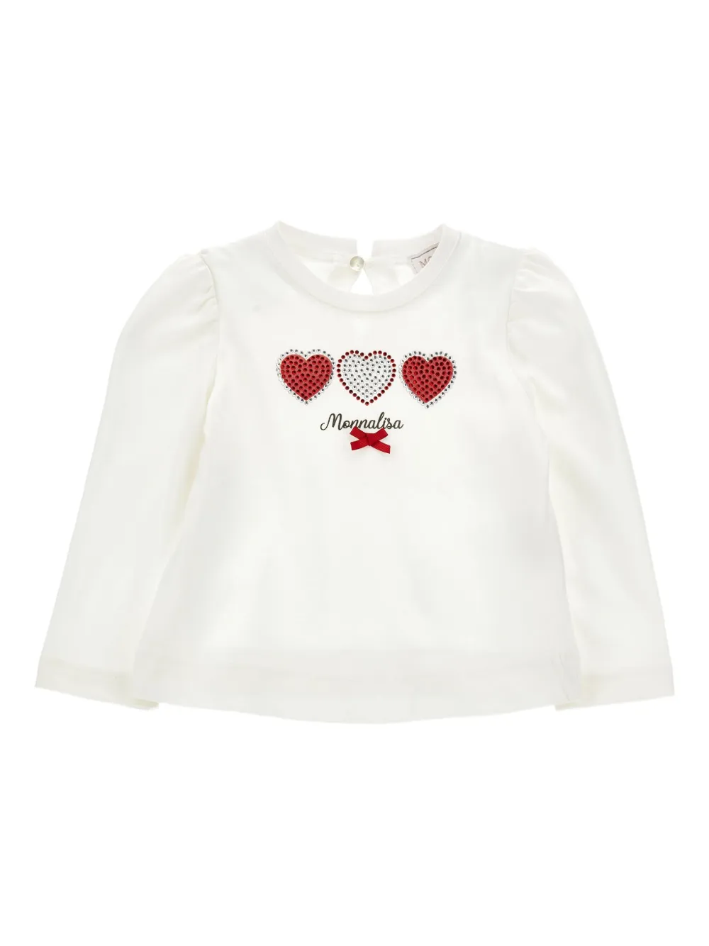 Monnalisa Jersey T-shirt Wit