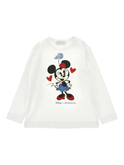 Monnalisa x Disney Minnie Mouse graphic long-sleeve top