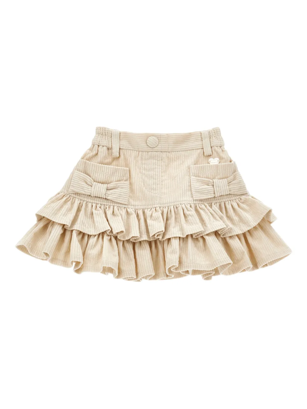 Monnalisa Rok met ruches Beige