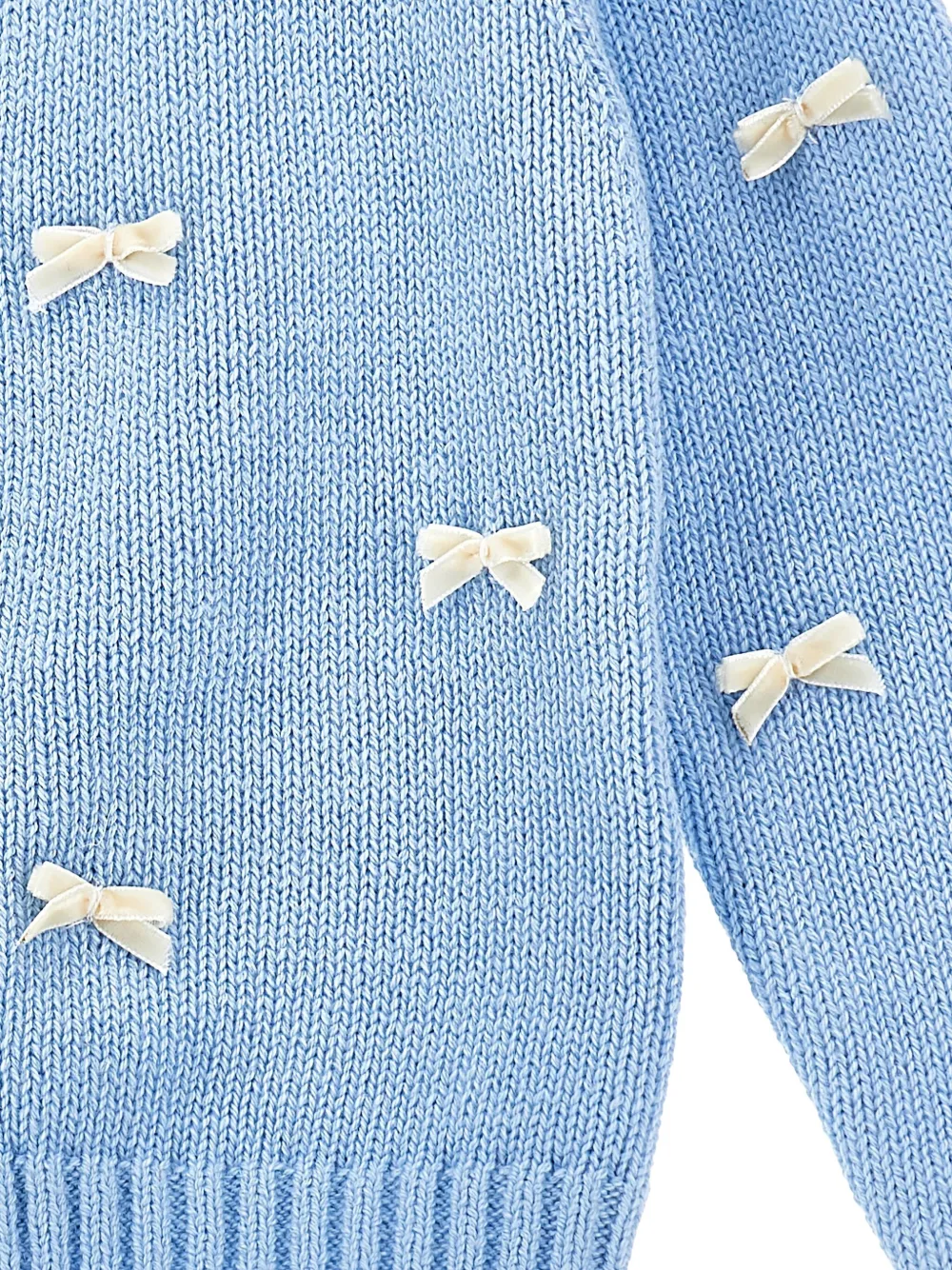 Monnalisa Vest met strikdetail Blauw