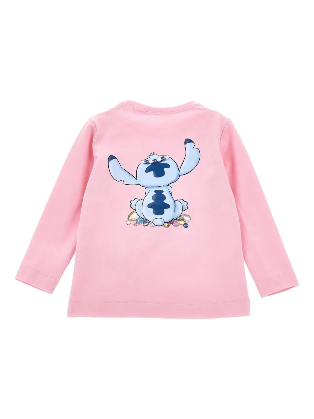 Monnalisa Stitch-graphic long-sleeve top | Girls T-Shirts | Image 2
