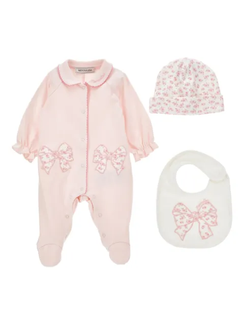 Monnalisa trousseau de naissance à logo brodé