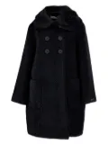 Monnalisa double-breasted coat - Black