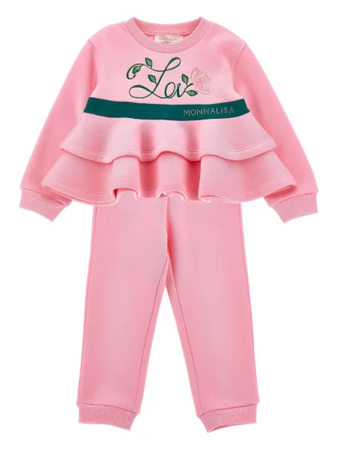 Monnalisa traje deportivo con detalle de volantes