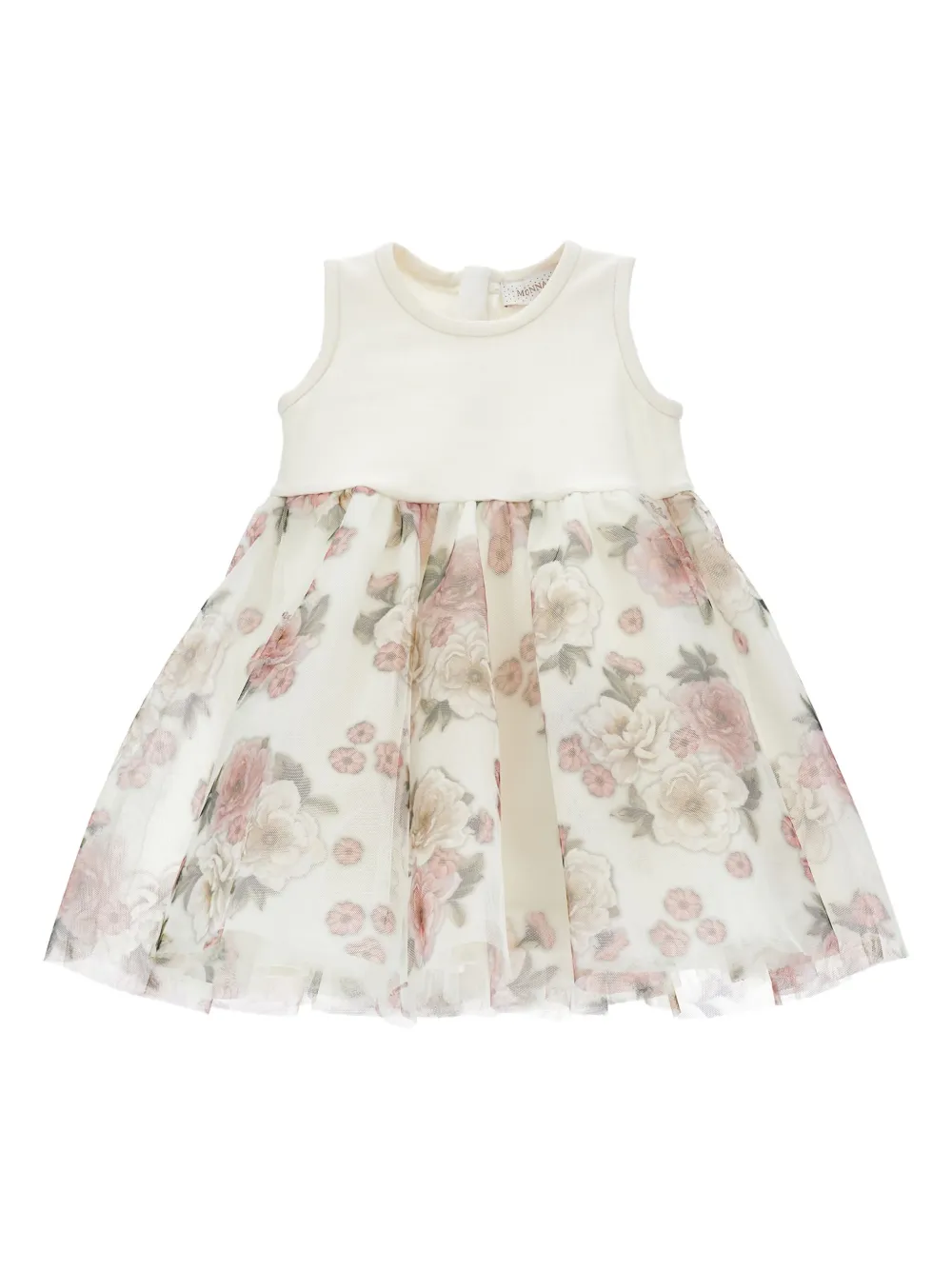 Monnalisa Layered Dress In White
