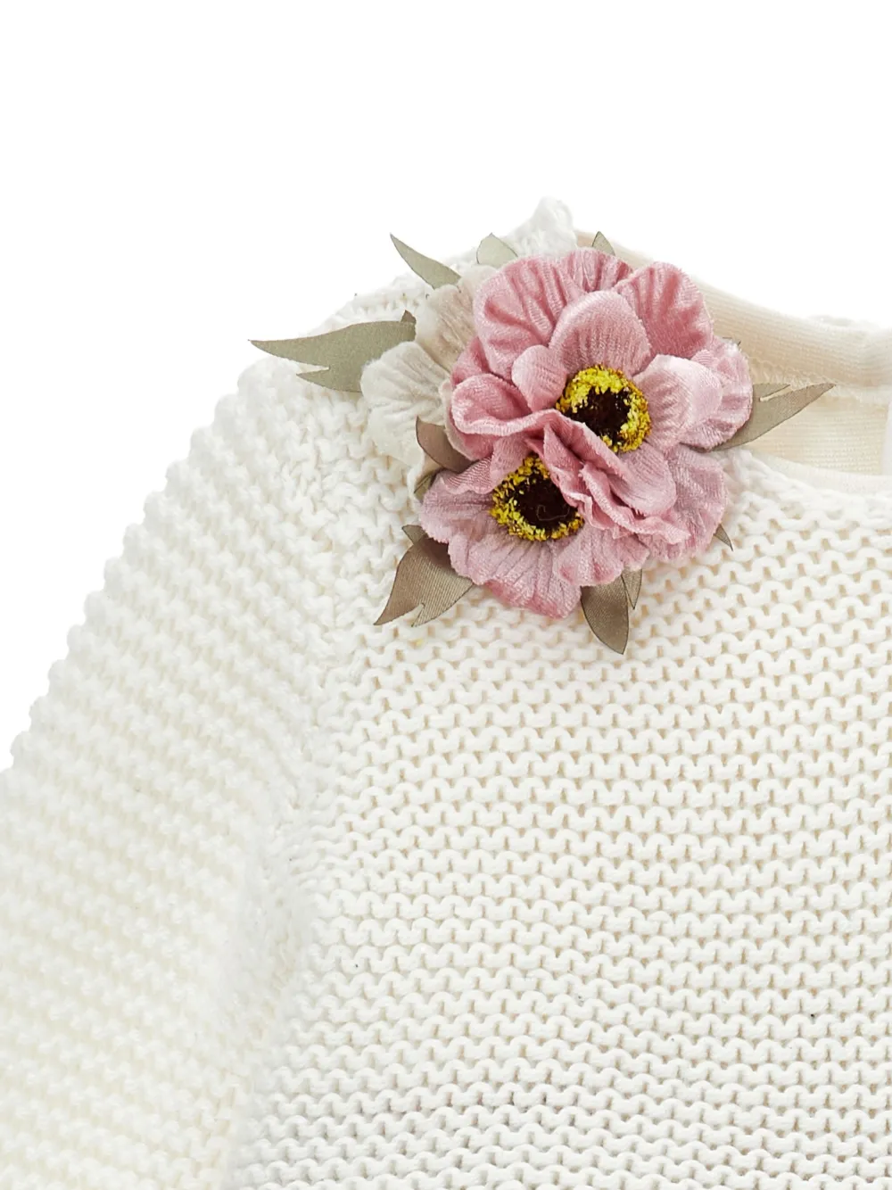 Monnalisa Layered Dress In White