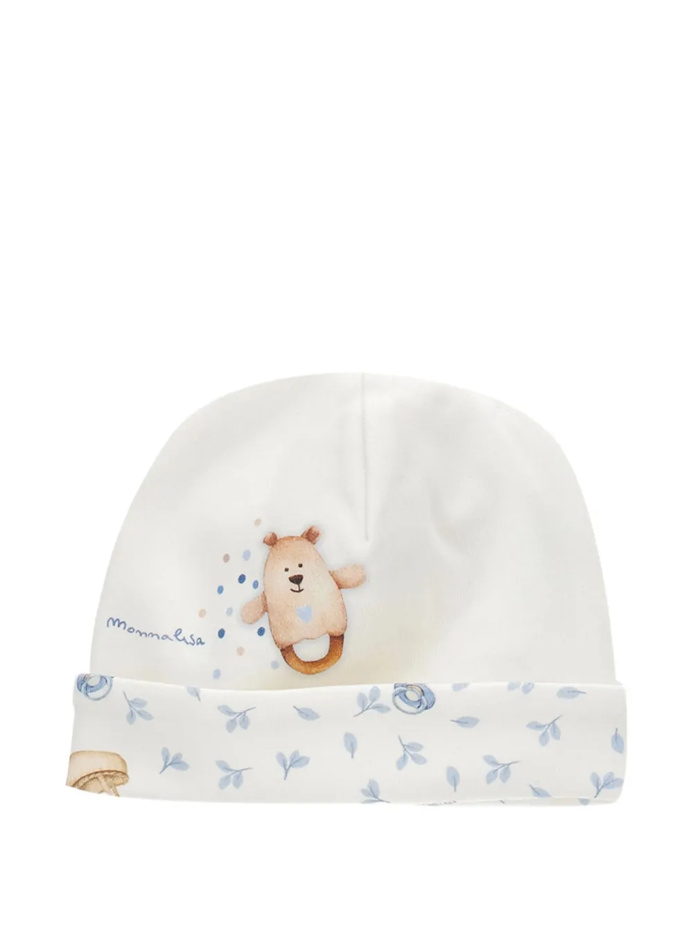 Monnalisa Muts met print Wit