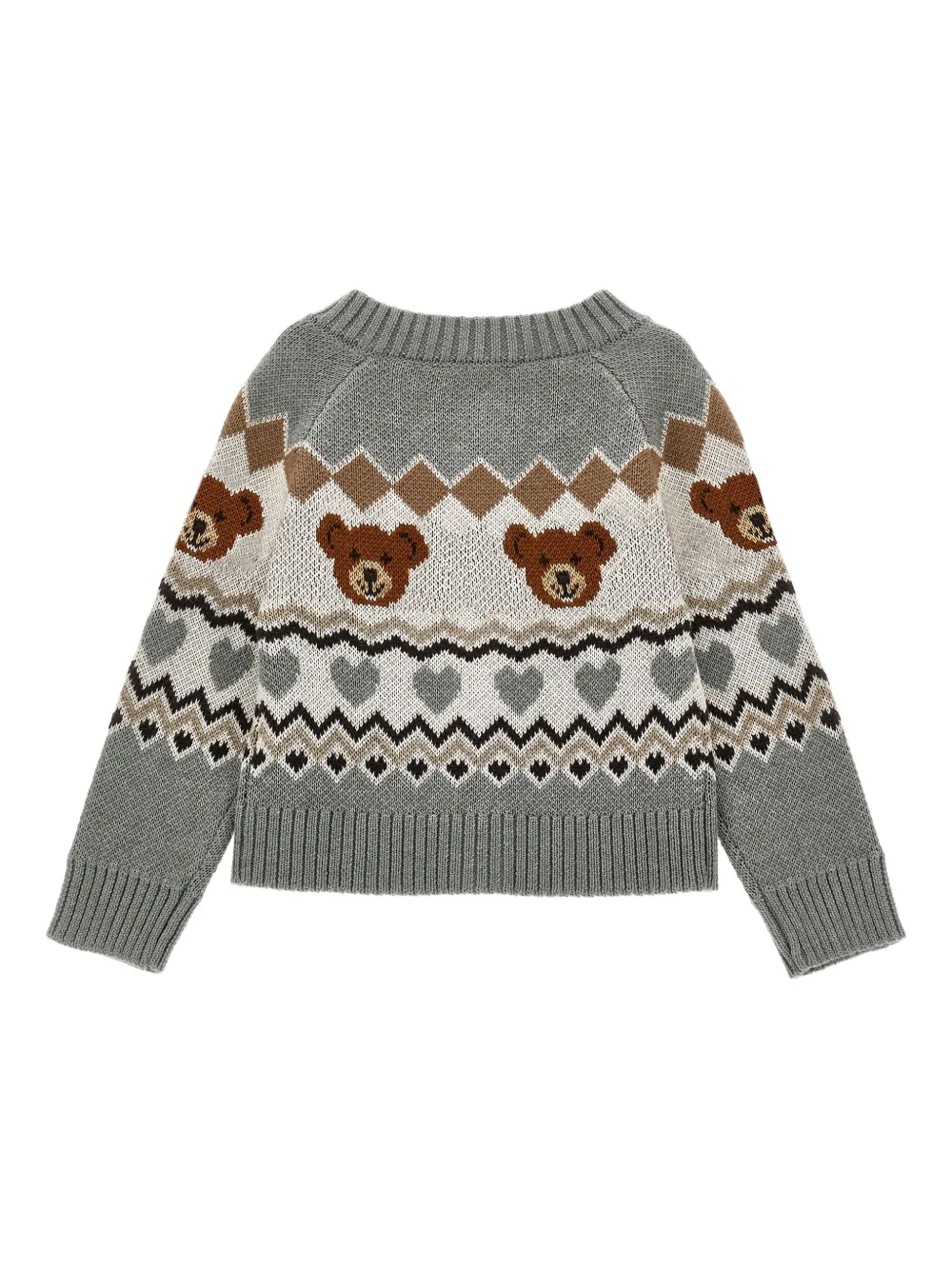Monnalisa Button-up vest Grijs